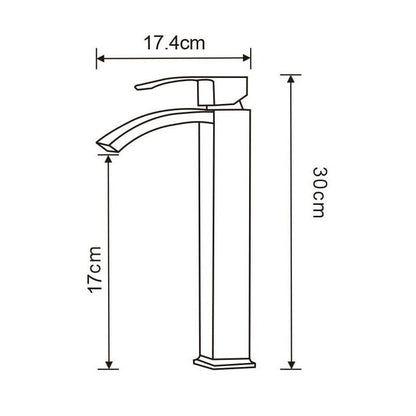 Mexen Libra høj vaskarmatur i guld, 1 stk.
