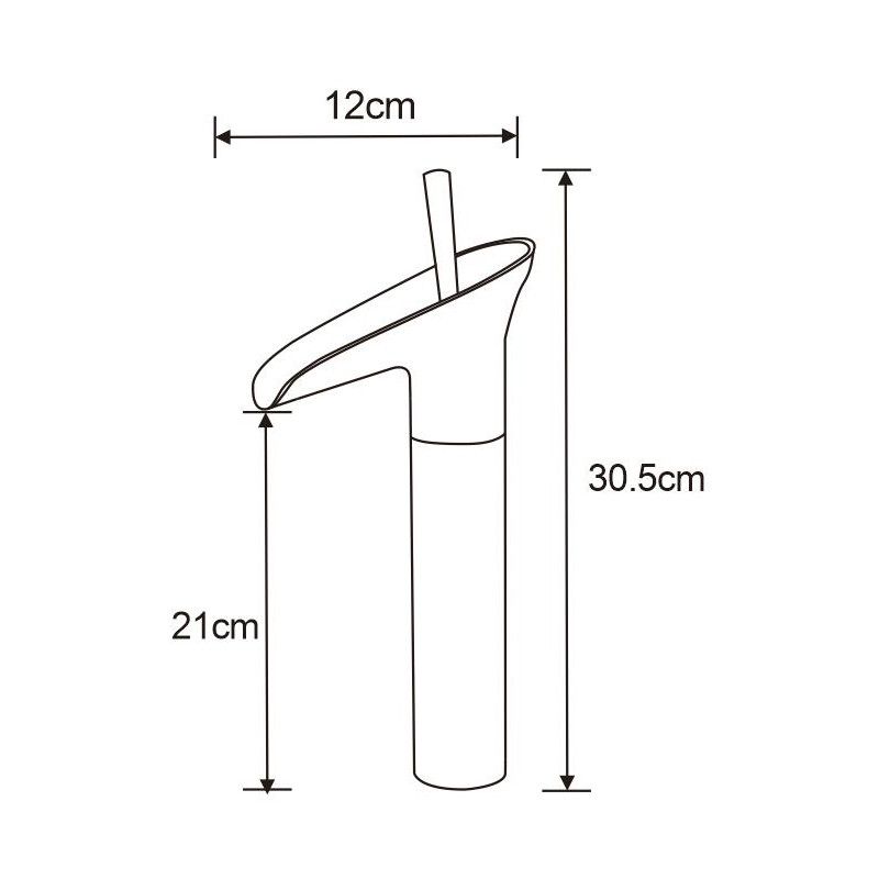 Mexen Orion høj vaskebatteri sort 1 stk.