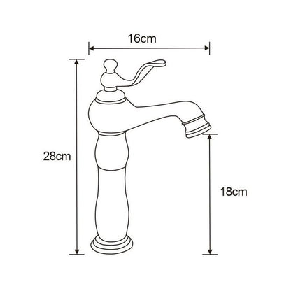 Mexen Vela høj vaskebatteri krom 1 stk.