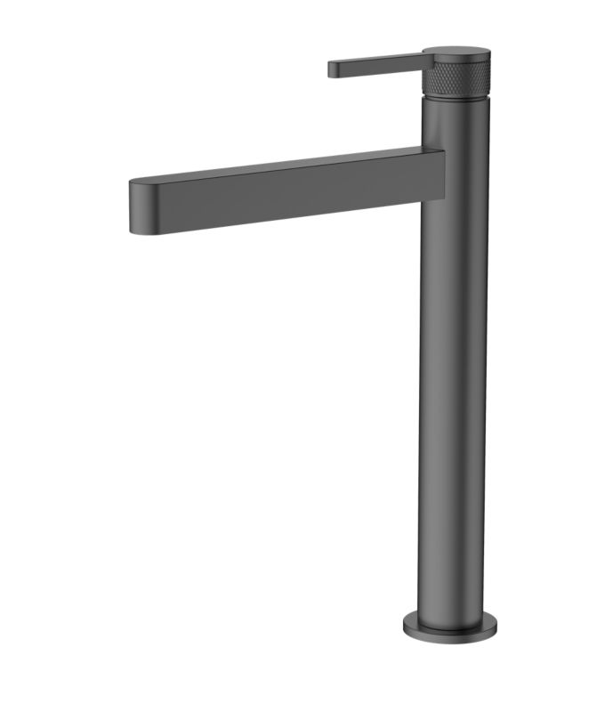 Høj Håndvaskarmatur Travis 31 cm Gun Metal