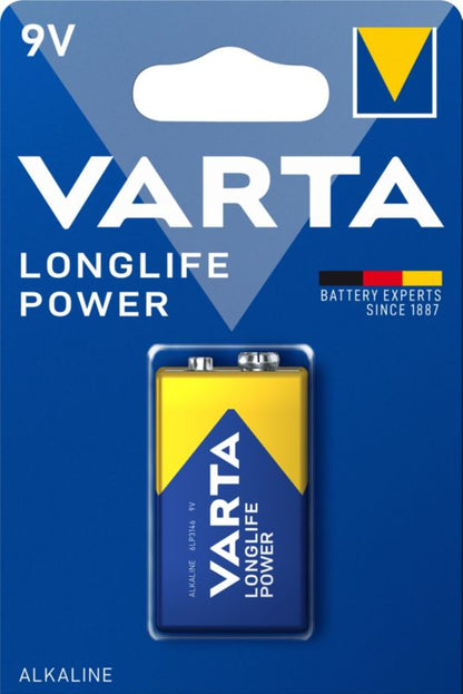 VARTA Longlife Power 9 V batteri 1 stk.
