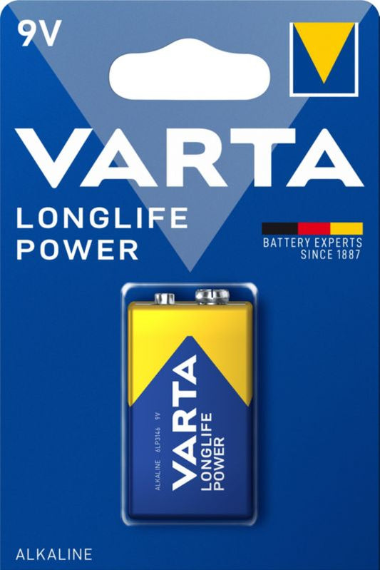VARTA Longlife Power 9 V batteri 1 stk.
