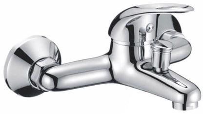 Badebatteri Fabro 2-Huls Vægmonteret Krom 21 cm