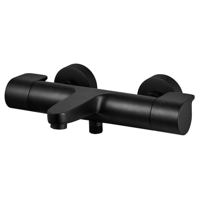 Termostatisk Badekararmatur Cavally Sort 29,7 cm