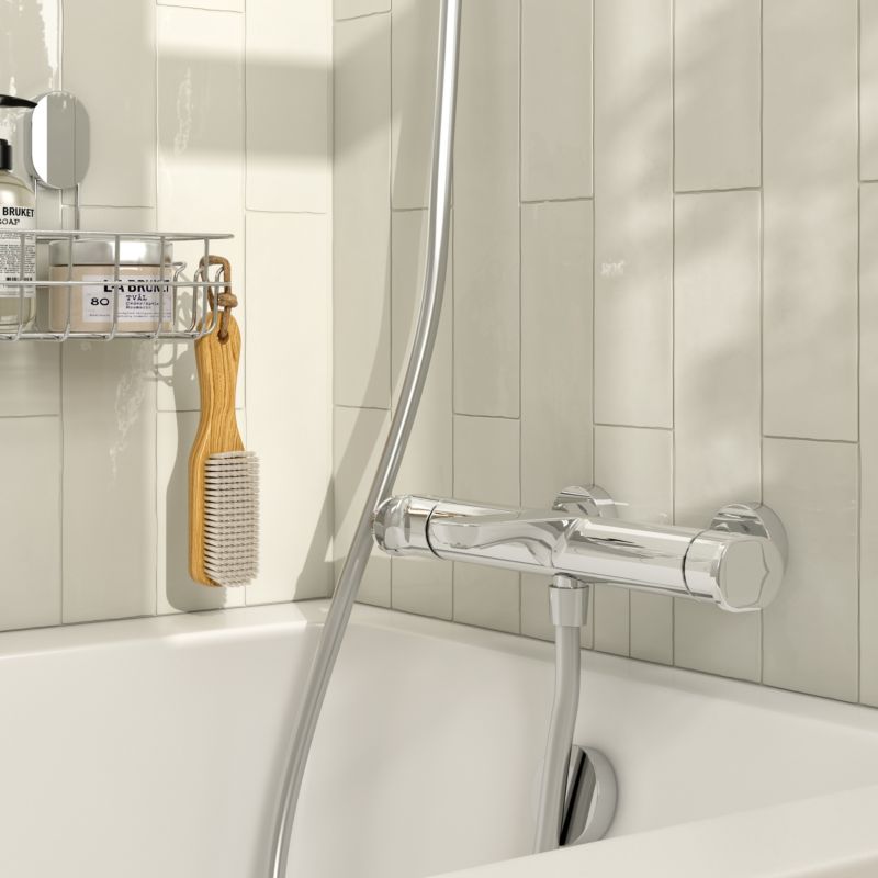 Termostatisk Badekararmatur Kentia 321 mm Krom