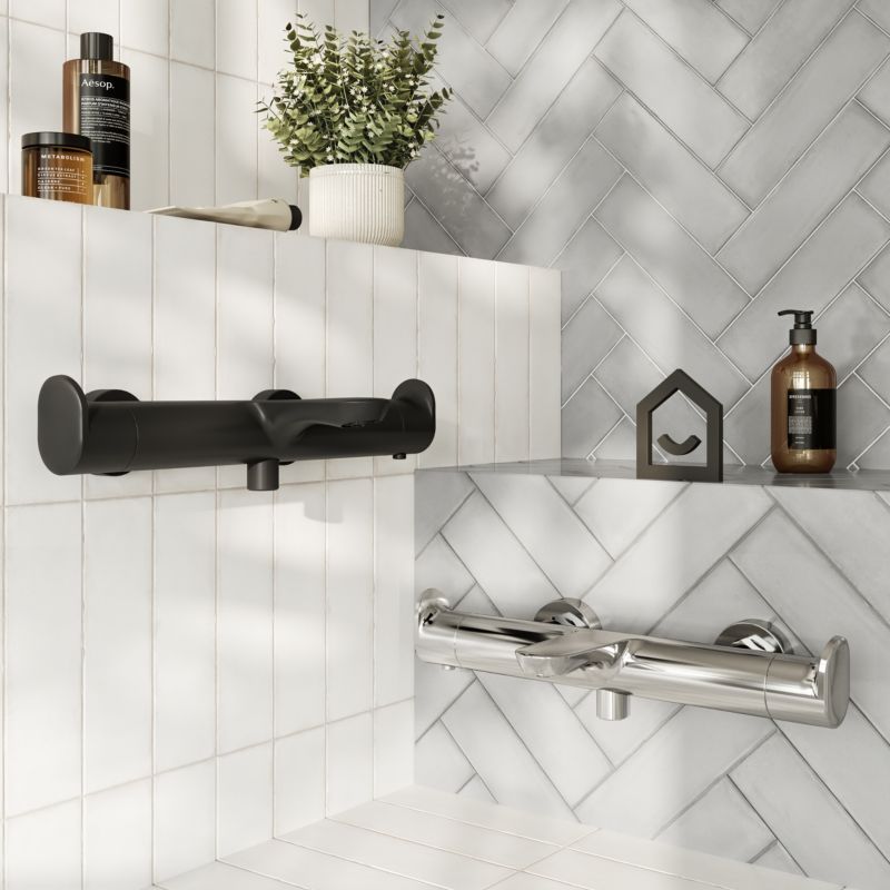 Termostatisk Badekararmatur Kentia 321 mm Krom