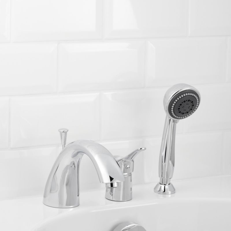 GoodHome Kerries 3-huls badekarbatteri i krom