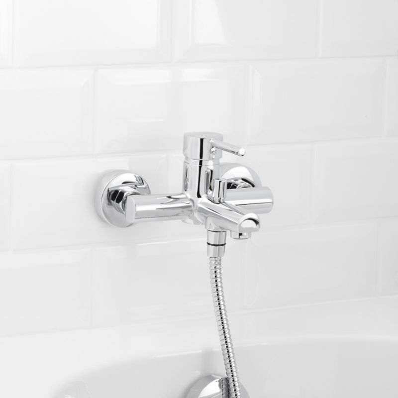 Vægmonteret Badekararmatur Lazu 216x172 mm Krom 3663602665014