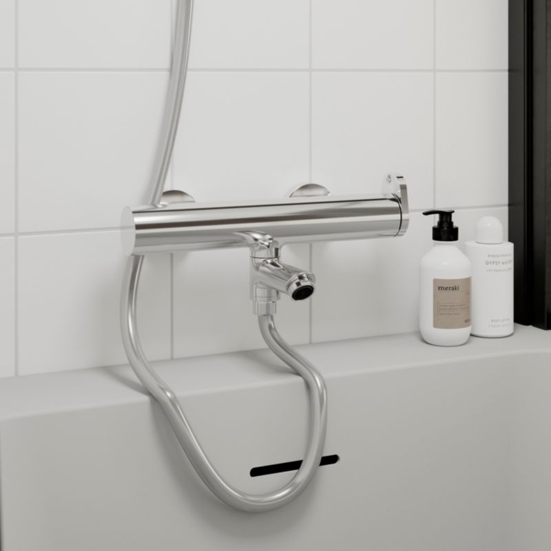 Badekarbatteri GoodHome Nyasa krom