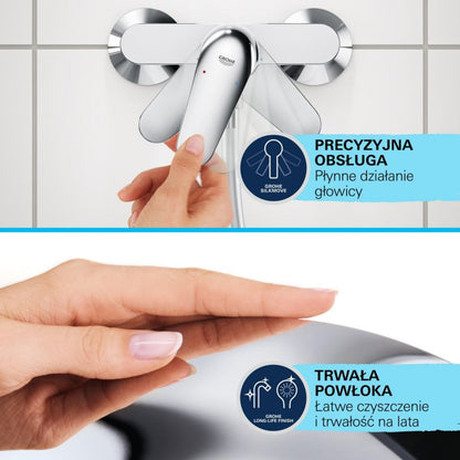 Grohe Start Quickfix krom badekarbatteri