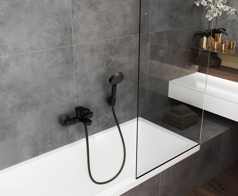 Hansgrohe Blend badekarbatteri i mat-sort