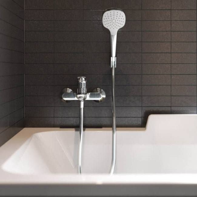 Badeværelsesarmatur MyCube Vægmonteret 22 L/min Krom
