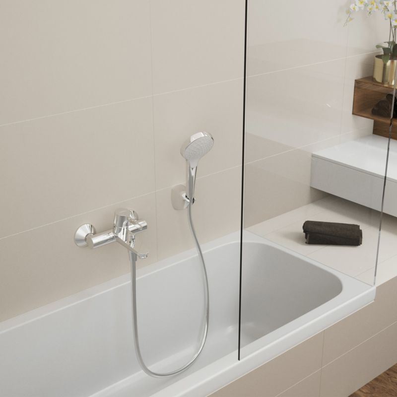 Hansgrohe Waterforms badekarbatteri i krom