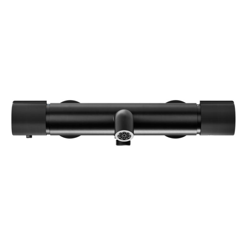 Termostatisk badekarbatteri GoodHome Levanna mat-sort