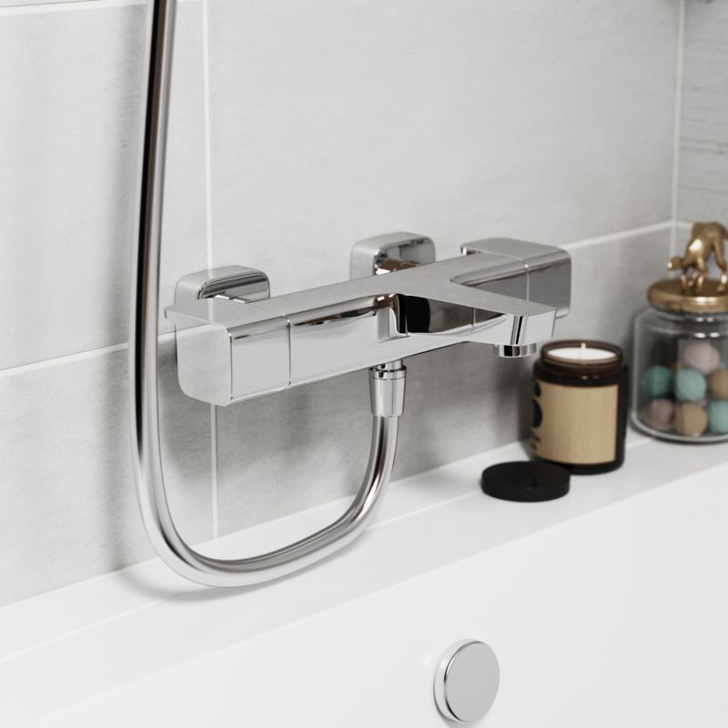 Termostatisk badekarbatteri GoodHome Teesta