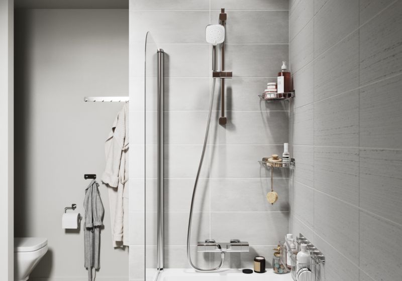 Termostatisk badekarbatteri GoodHome Teesta