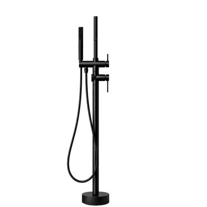 Fritstående Badekararmatur Sort 116,1 cm 20,1 L/min