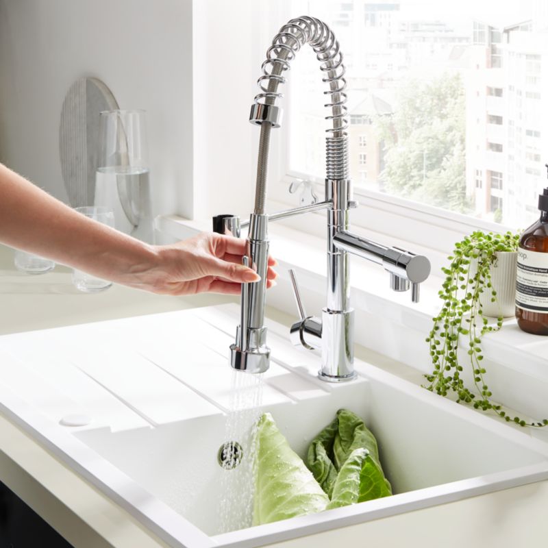 Bilbrough køkkenarmatur med udtrækkelig tud i krom