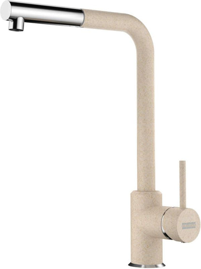 Franke Sirius L Pull-Out køkkenarmatur i krom/beige