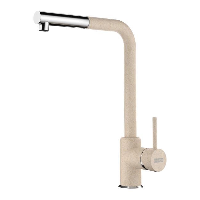 Franke Sirius L Pull-Out køkkenarmatur i krom/beige