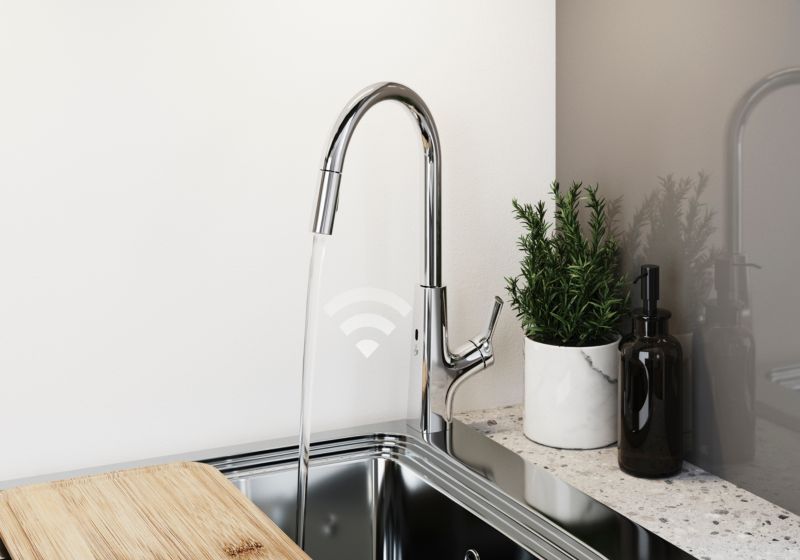 GoodHome Guntur sensor køkkenarmatur med udtrækkelig tud