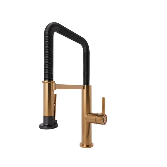 GoodHome Kamut køkkenarmatur med udtrækkelig tud i kobberbrun