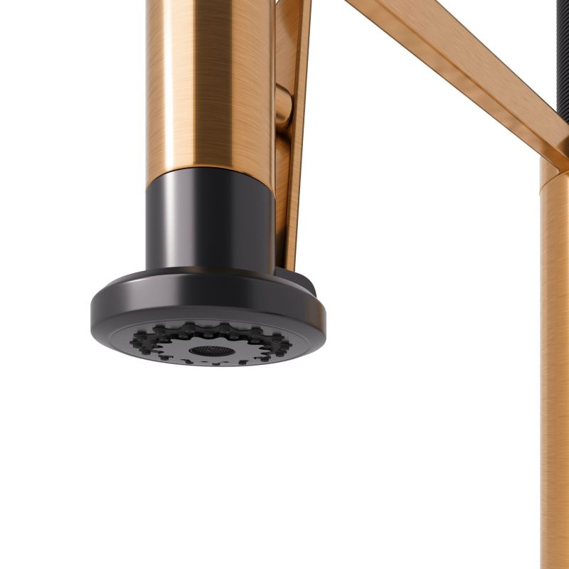 GoodHome Kamut køkkenarmatur med udtrækkelig tud i kobberbrun