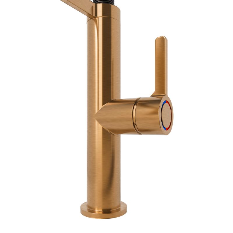 GoodHome Kamut køkkenarmatur med udtrækkelig tud i kobberbrun