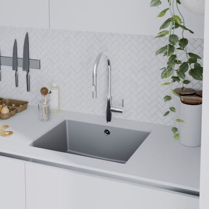 GoodHome Zanthe køkkenarmatur med udtrækkelig tud, krom