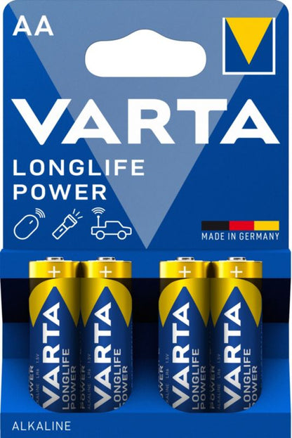 VARTA Longlife Power AA-batterier, 4 stk.