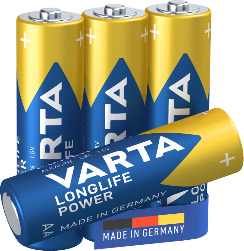 VARTA Longlife Power AA-batterier, 4 stk.