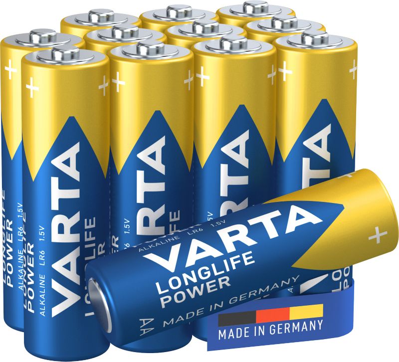 VARTA Longlife Power AA-batterier 8+4 stk.