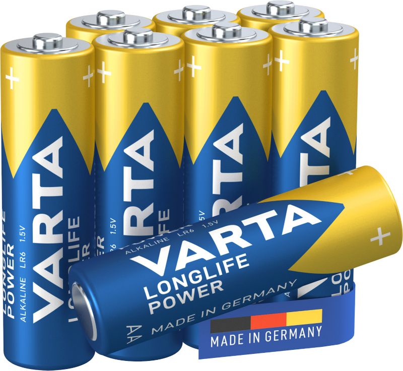 VARTA Longlife Power AA-batterier, 8 stk.