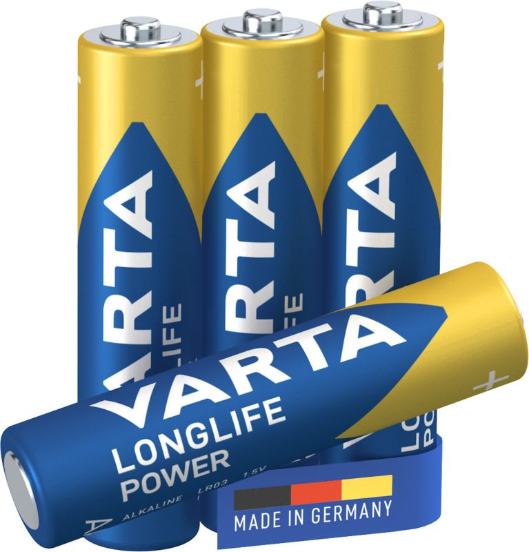 VARTA Longlife Power AAA batterier 4 stk.