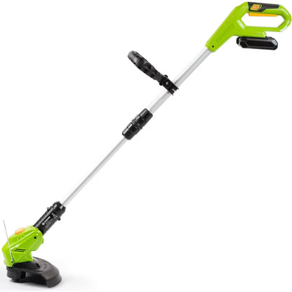 Batteridrevet Græstrimmer FZS 1005-A 26 cm Sort og Grøn