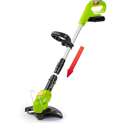 Batteridrevet Græstrimmer FZS 1005-A 26 cm Sort og Grøn