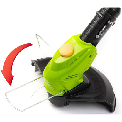 Batteridrevet Græstrimmer FZS 1005-A 26 cm Sort og Grøn