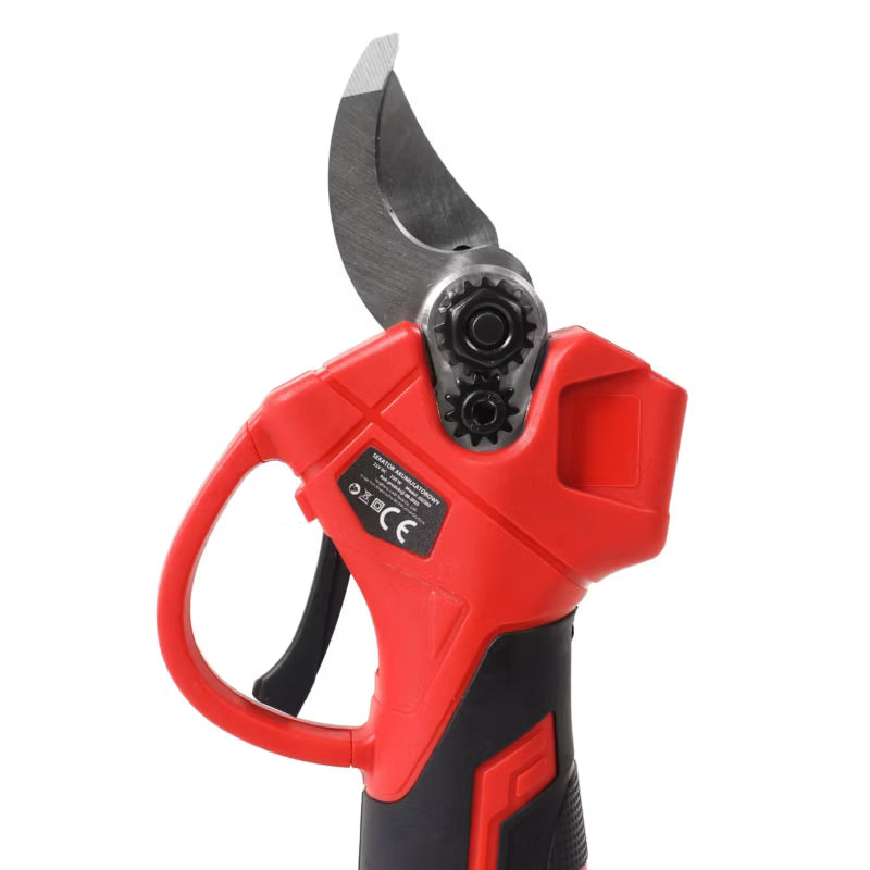 Batteridrevet Grensaks 30 mm Rød med 2 Batterier