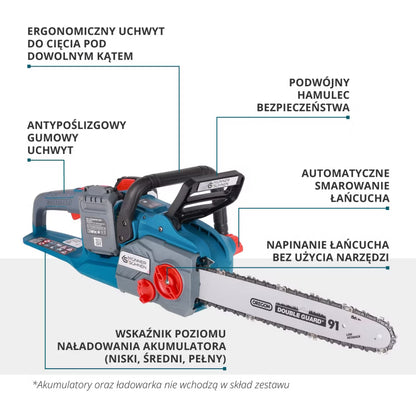 Batteridrevet Kædesav 40V 35 cm KS CS40V-14