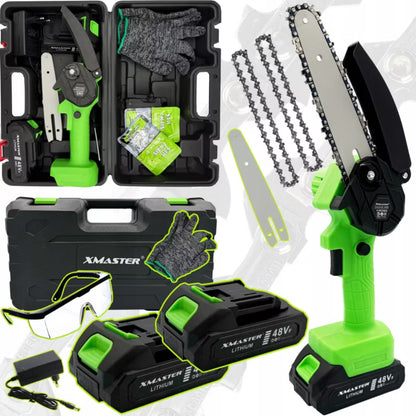 Batteridrevet Kædesav 6" med 2x Batterier Sæt 5908239763053