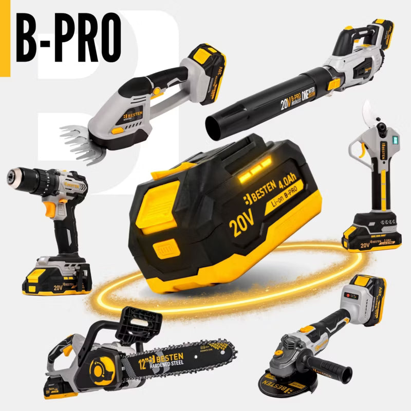 Batteridrevet Kædesav B-PRO 30 cm med 2x 4,0Ah Batterier BE0002893