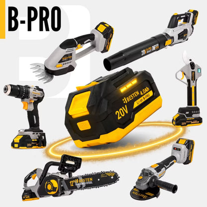 Batteridrevet Kædesav B-PRO 30 cm med 2x 4,0Ah Batterier BE0002893