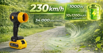 Batteridrevet Løvblæser 21V Turbo 230 km/t | 5900804154617