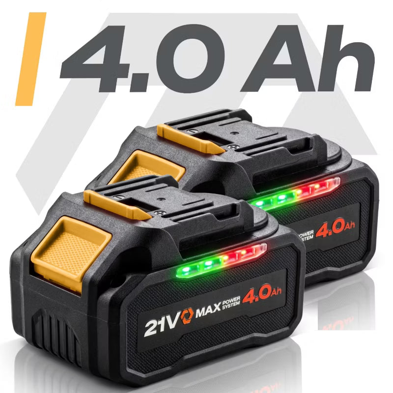 Batteridrevet Motorsav Kulfri 30,5 cm med 2x 4Ah Batterier HM-436