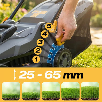 Batteridrevet Plæneklipper HM-611 33 cm Grå