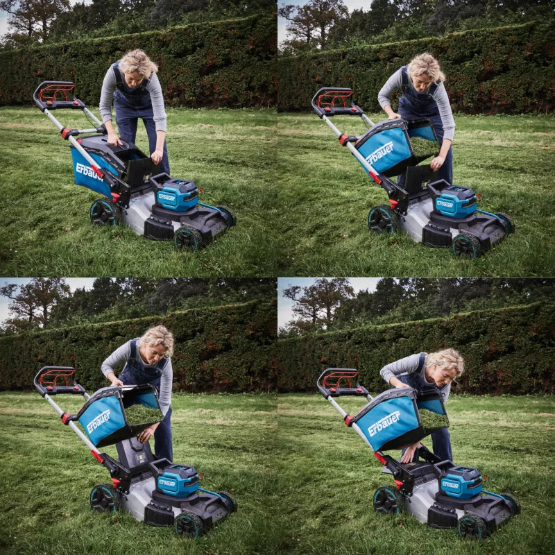 Batteridrevet Plæneklipper med Selvtræk 46 cm 36V ERT1043GLM