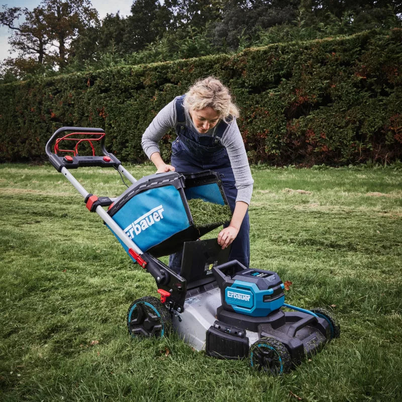 Batteridrevet Plæneklipper med Selvtræk 46 cm 36V ERT1043GLM