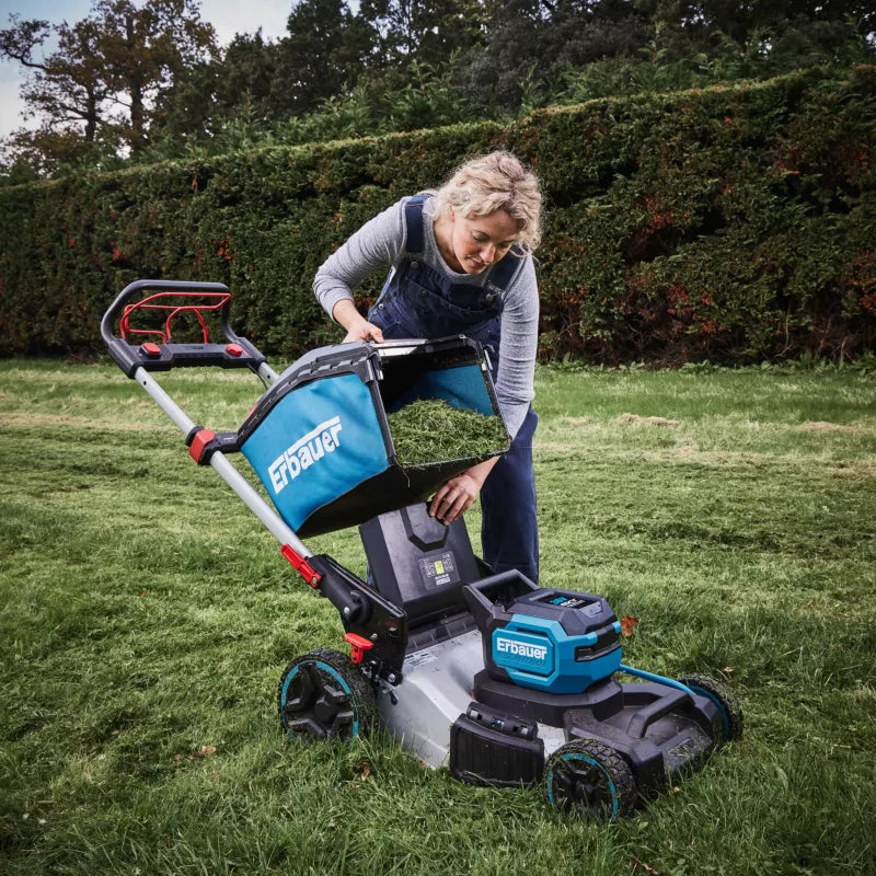 Batteridrevet Plæneklipper med Selvtræk 46 cm 36V ERT1043GLM