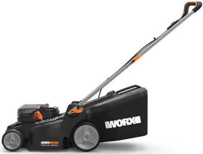 Batteridrevet Plæneklipper WG737E 37 cm 40V