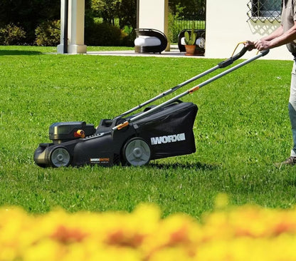 Batteridrevet Plæneklipper WG737E 37 cm 40V